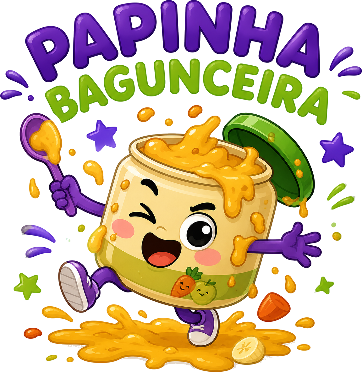 Personagem oficial Papinha Bagunceira